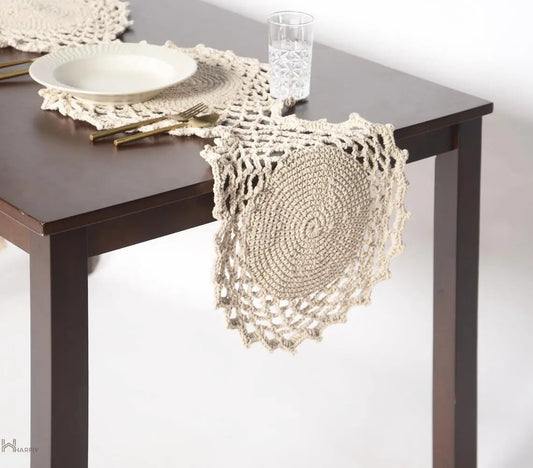 Macrame Mandala Table Runner