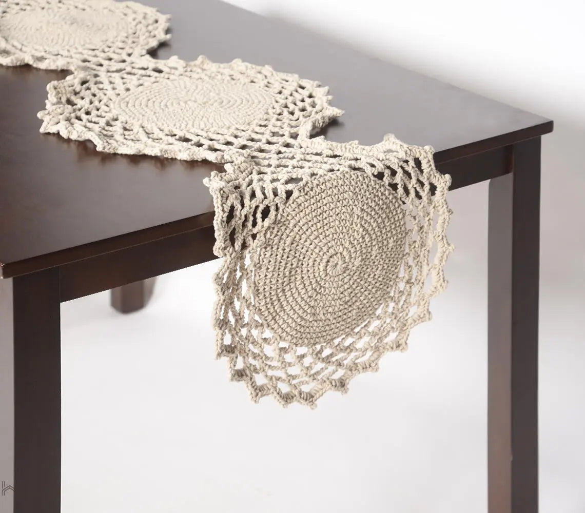 Macrame Mandala Table Runner